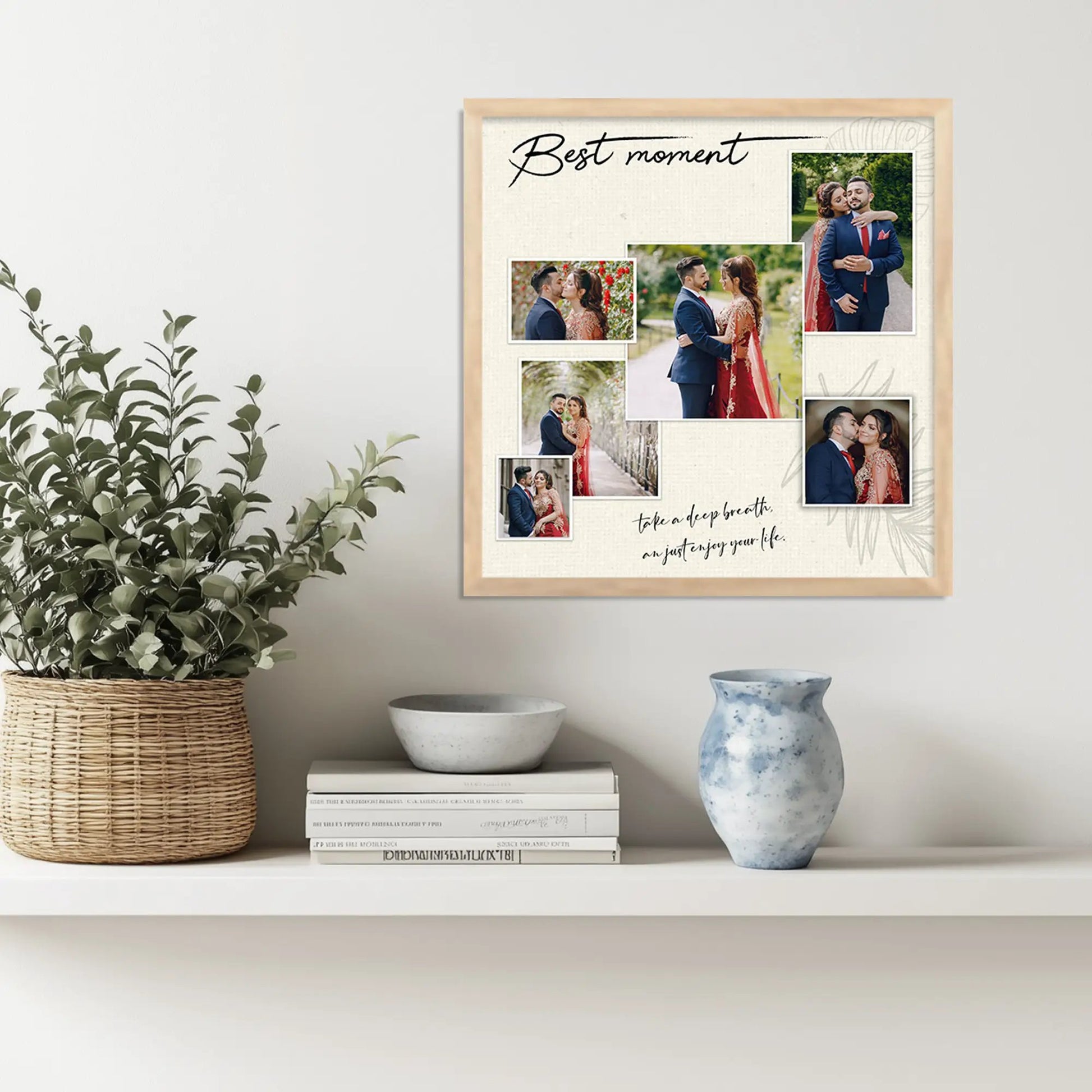 Customized Gifts for Men & Women – Personalized Photo Frame for Husband Birthday Special, Wife Anniversary Gift, Sister Birthday Gift, Unique Photo Gift, Useful Gift Ideas for Couples, Parents, Family by Kotart store