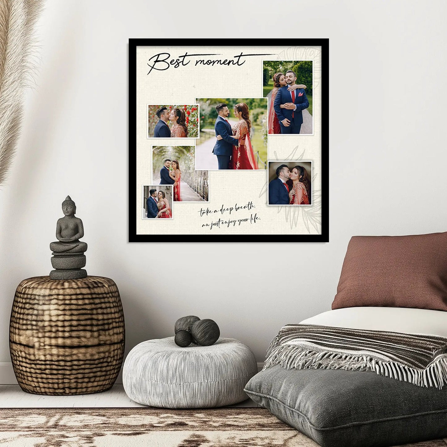 Customized Gifts for Men & Women – Personalized Photo Frame for Husband Birthday Special, Wife Anniversary Gift, Sister Birthday Gift, Unique Photo Gift, Useful Gift Ideas for Couples, Parents, Family