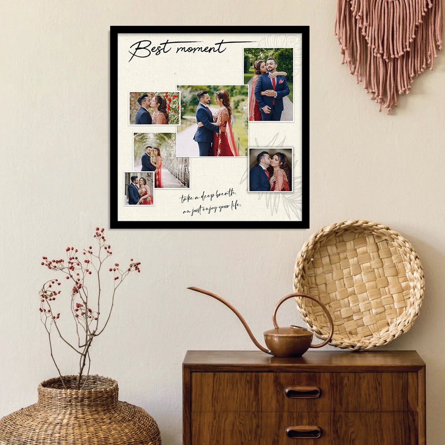 Customized Gifts for Men & Women – Personalized Photo Frame for Husband Birthday Special, Wife Anniversary Gift, Sister Birthday Gift, Unique Photo Gift, Useful Gift Ideas for Couples, Parents, Family