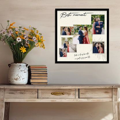 Customized Gifts for Men & Women – Personalized Photo Frame for Husband Birthday Special, Wife Anniversary Gift, Sister Birthday Gift, Unique Photo Gift, Useful Gift Ideas for Couples, Parents, Family