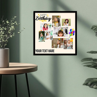 Customized Gifts for Men & Women – Personalized Photo Frame for Husband Birthday Special, Wife Anniversary Gift, Sister Birthday Gift, Unique Customized Photo Gift, Useful Gift Ideas for Couples, Parents, Family