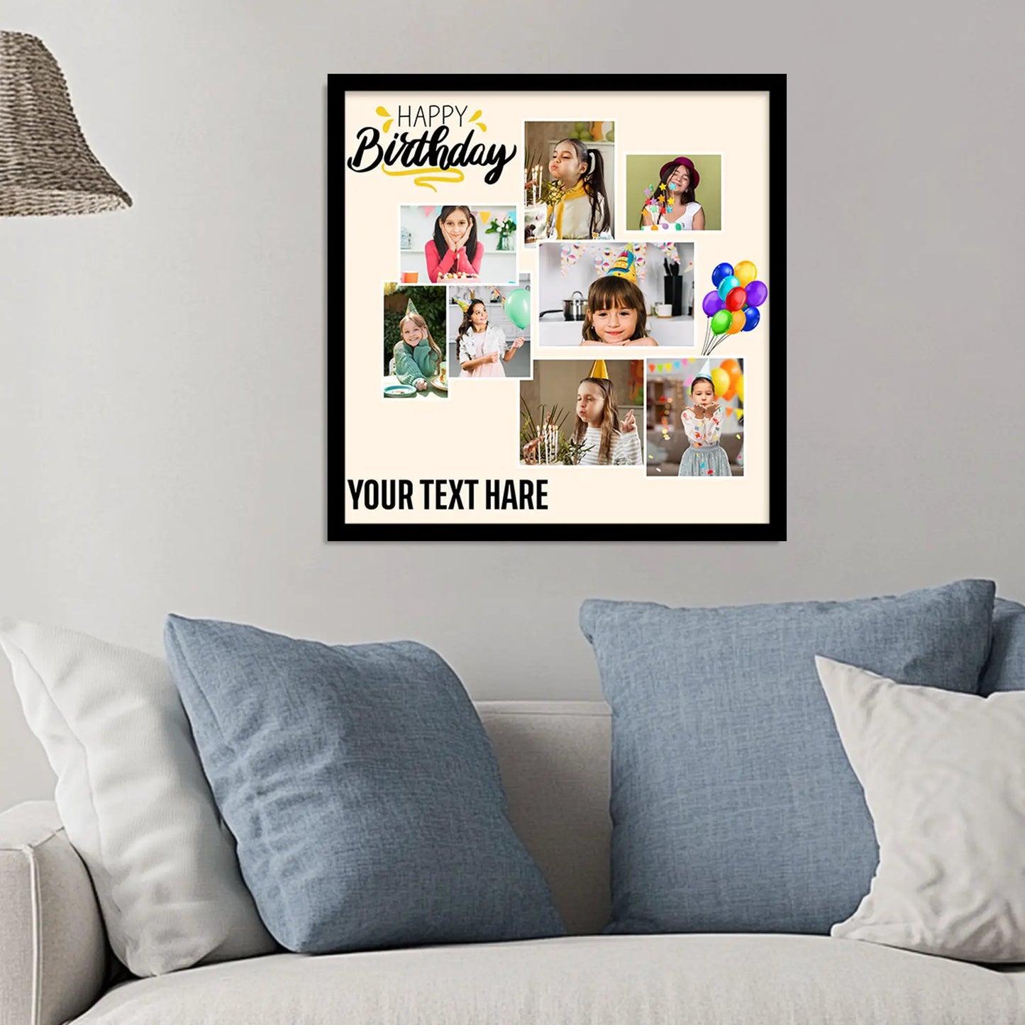 Customized Gifts for Men & Women – Personalized Photo Frame for Husband Birthday Special, Wife Anniversary Gift, Sister Birthday Gift, Unique Customized Photo Gift, Useful Gift Ideas for Couples, Parents, Family