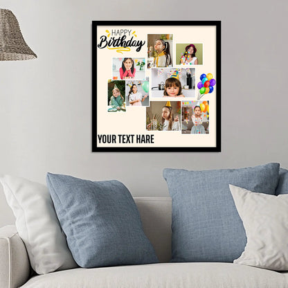 Customized Gifts for Men & Women – Personalized Photo Frame for Husband Birthday Special, Wife Anniversary Gift, Sister Birthday Gift, Unique Customized Photo Gift, Useful Gift Ideas for Couples, Parents, Family