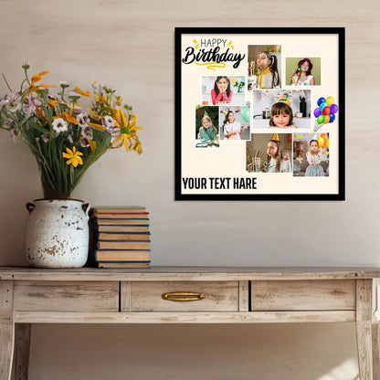 Customized Gifts for Men & Women – Personalized Photo Frame for Husband Birthday Special, Wife Anniversary Gift, Sister Birthday Gift, Unique Customized Photo Gift, Useful Gift Ideas for Couples, Parents, Family
