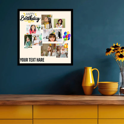 Customized Gifts for Men & Women – Personalized Photo Frame for Husband Birthday Special, Wife Anniversary Gift, Sister Birthday Gift, Unique Customized Photo Gift, Useful Gift Ideas for Couples, Parents, Family