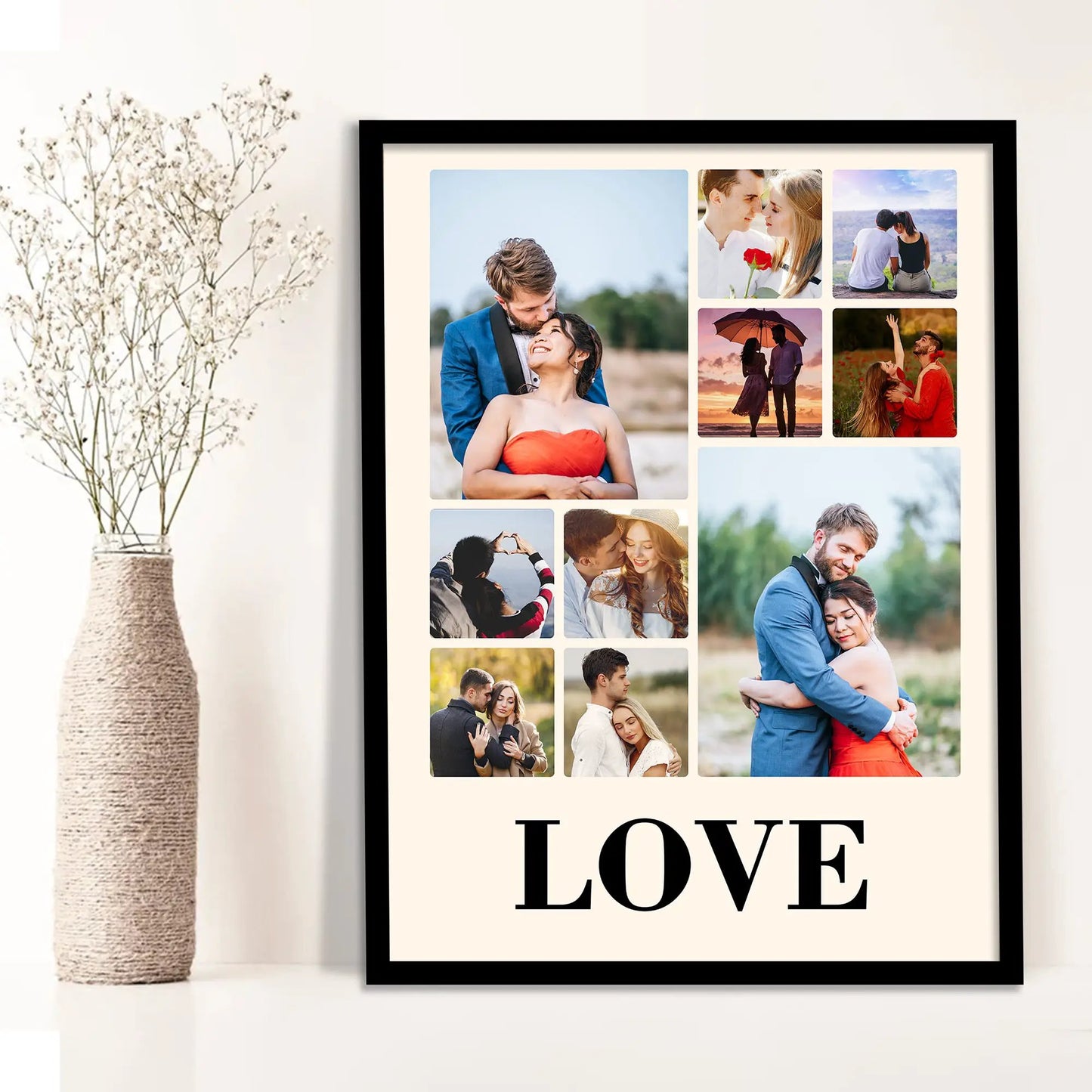Unique Customized Birthday & Anniversary Gift – Photo Frame for Husband, Wife, Women, Sister – Personalized Gifts for Brother Sister Father Mother Couples & Family