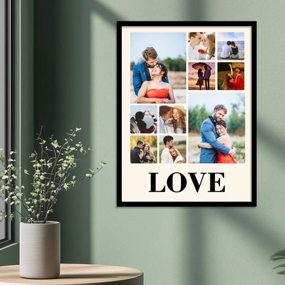 Unique Customized Birthday & Anniversary Gift – Photo Frame for Husband, Wife, Women, Sister – Personalized Gifts for Brother Sister Father Mother Couples & Family