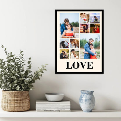 Unique Customized Birthday & Anniversary Gift – Photo Frame for Husband, Wife, Women, Sister – Personalized Gifts for Brother Sister Father Mother Couples & Family