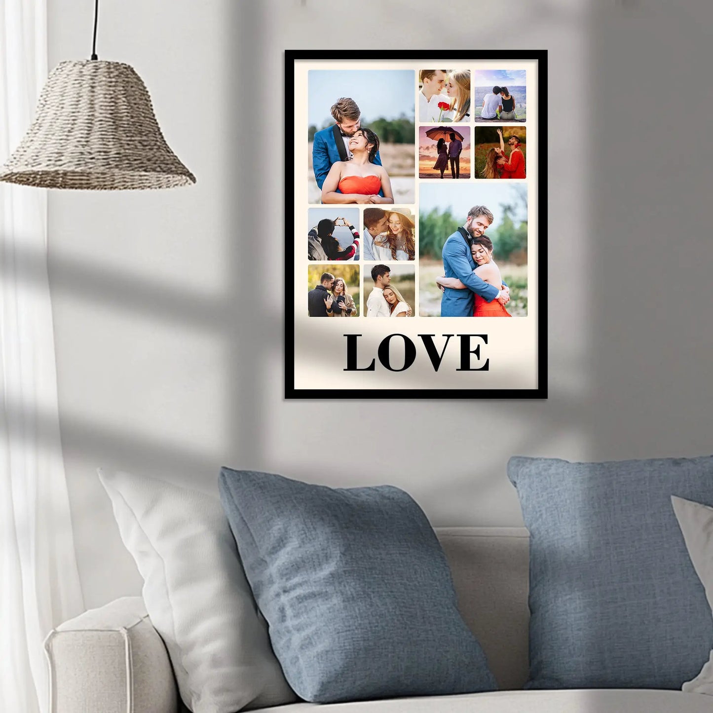 Unique Customized Birthday & Anniversary Gift – Photo Frame for Husband, Wife, Women, Sister – Personalized Gifts for Brother Sister Father Mother Couples & Family