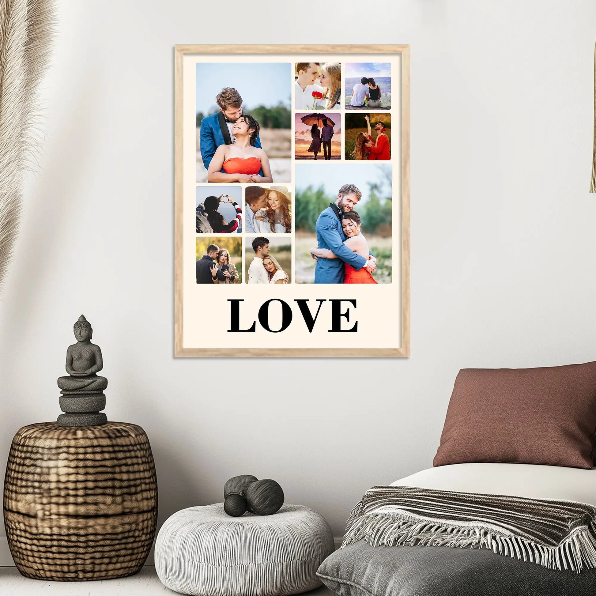 Unique Customized Birthday & Anniversary Gift – Photo Frame for Husband, Wife, Women, Sister – Personalized Gifts for Brother Sister Father Mother Couples & Family by Kotart store