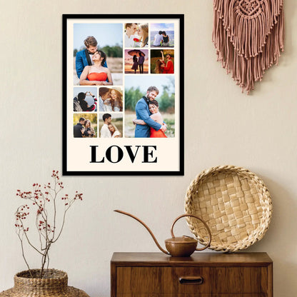 Unique Customized Birthday & Anniversary Gift – Photo Frame for Husband, Wife, Women, Sister – Personalized Gifts for Brother Sister Father Mother Couples & Family