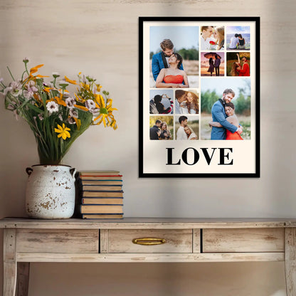 Unique Customized Birthday & Anniversary Gift – Photo Frame for Husband, Wife, Women, Sister – Personalized Gifts for Brother Sister Father Mother Couples & Family