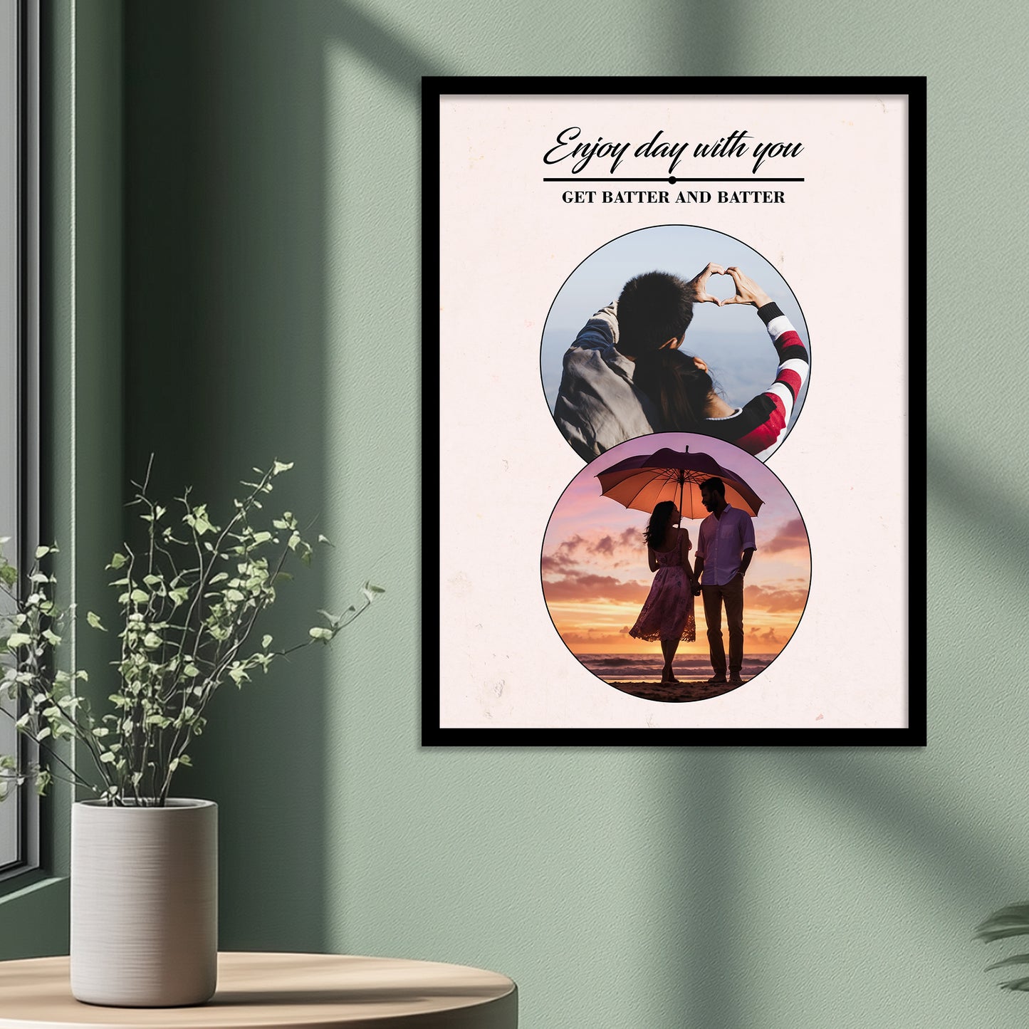 Unique Customized Birthday & Anniversary Gift – Photo Frame for Husband, Wife, Women, Sister – Personalized Gifts for Brother Sister Father Mother Couples & Family