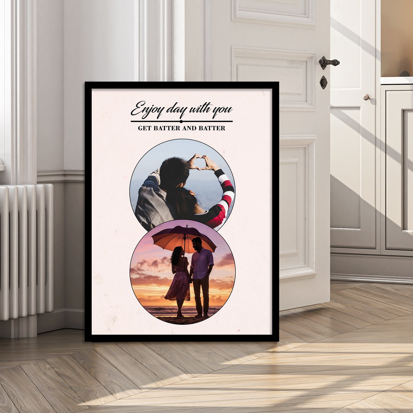 Unique Customized Birthday & Anniversary Gift – Photo Frame for Husband, Wife, Women, Sister – Personalized Gifts for Brother Sister Father Mother Couples & Family