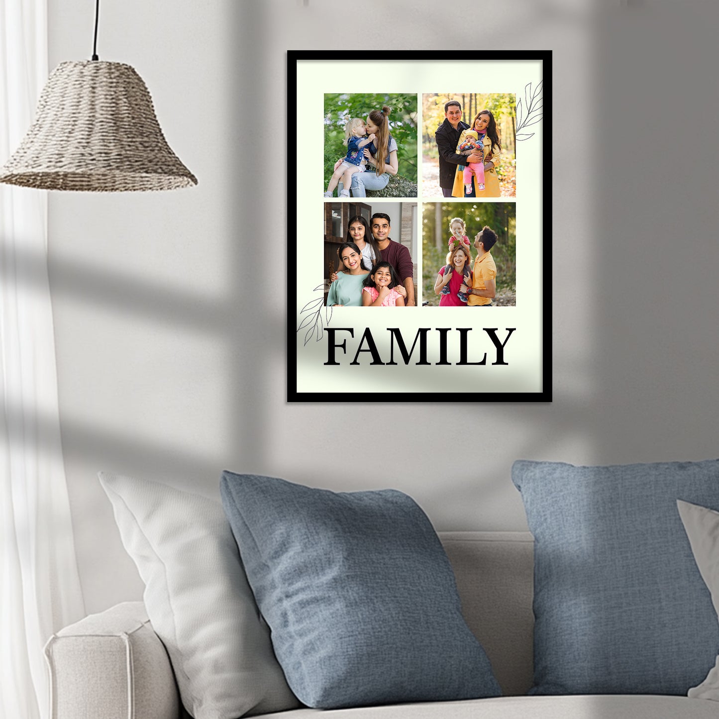 Customized Gifts for Men & Women – Personalized Photo Frame for Husband Birthday Special, Wife Anniversary Gift, Sister Birthday Gift, Useful Gift for Couples, Parents, Family – Perfect Marriage Anniversary, Wedding