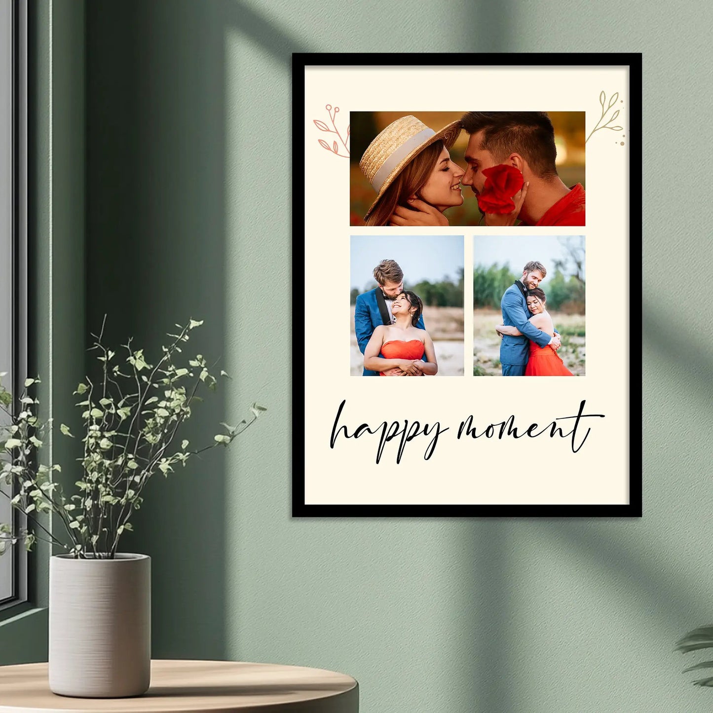 Customized Gifts for Men & Women – Personalized Photo Frame for Husband Birthday Special, Wife Anniversary Gift, Sister Birthday Gift, Useful Gift for Couples, Parents, Family – Perfect Marriage Anniversary, Wedding