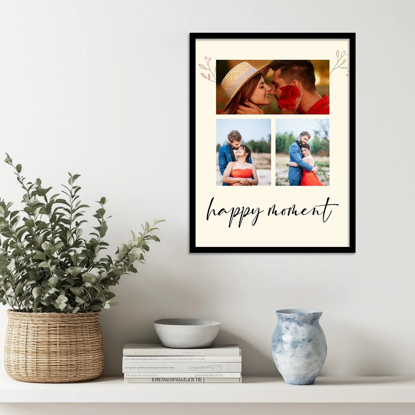 Customized Gifts for Men & Women – Personalized Photo Frame for Husband Birthday Special, Wife Anniversary Gift, Sister Birthday Gift, Useful Gift for Couples, Parents, Family – Perfect Marriage Anniversary, Wedding