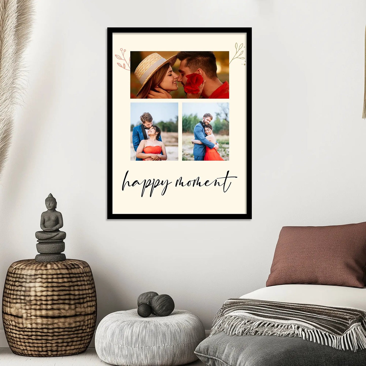 Customized Gifts for Men & Women – Personalized Photo Frame for Husband Birthday Special, Wife Anniversary Gift, Sister Birthday Gift, Useful Gift for Couples, Parents, Family – Perfect Marriage Anniversary, Wedding