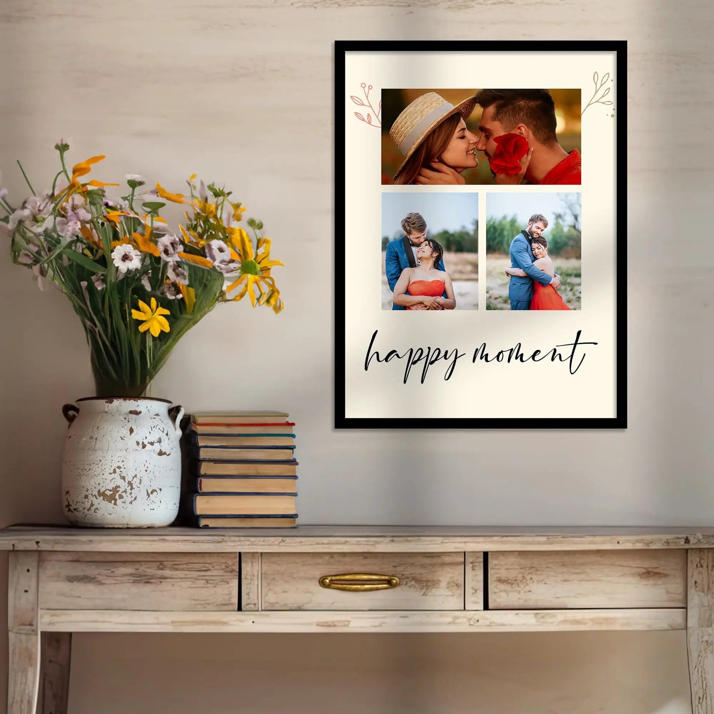 Customized Gifts for Men & Women – Personalized Photo Frame for Husband Birthday Special, Wife Anniversary Gift, Sister Birthday Gift, Useful Gift for Couples, Parents, Family – Perfect Marriage Anniversary, Wedding