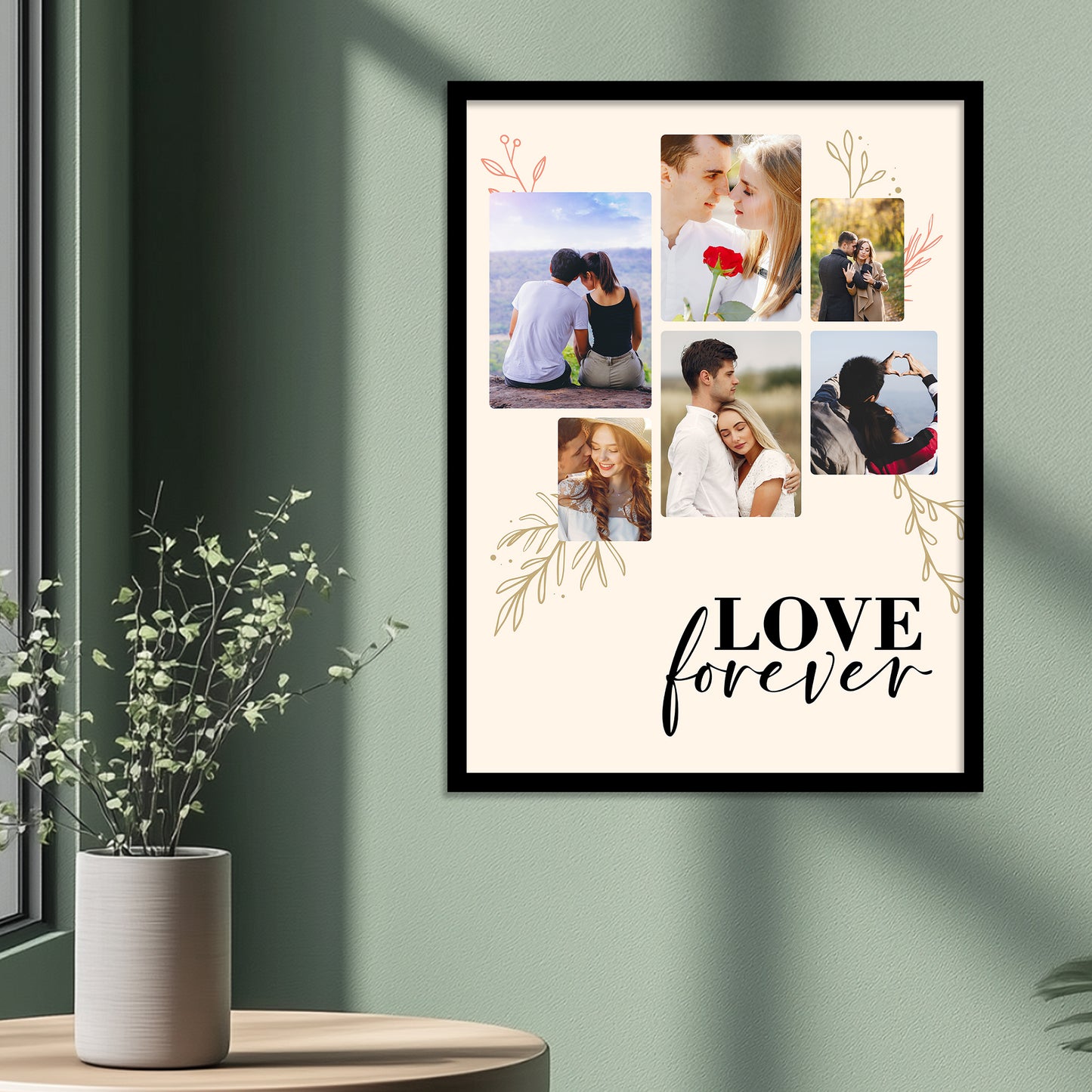 Customized Gifts for Men & Women – Personalized Photo Frame for Husband Birthday Special, Wife Anniversary Gift, Sister Birthday Gift, Useful Gift for Couples, Parents, Family – Perfect Marriage Anniversary, Wedding