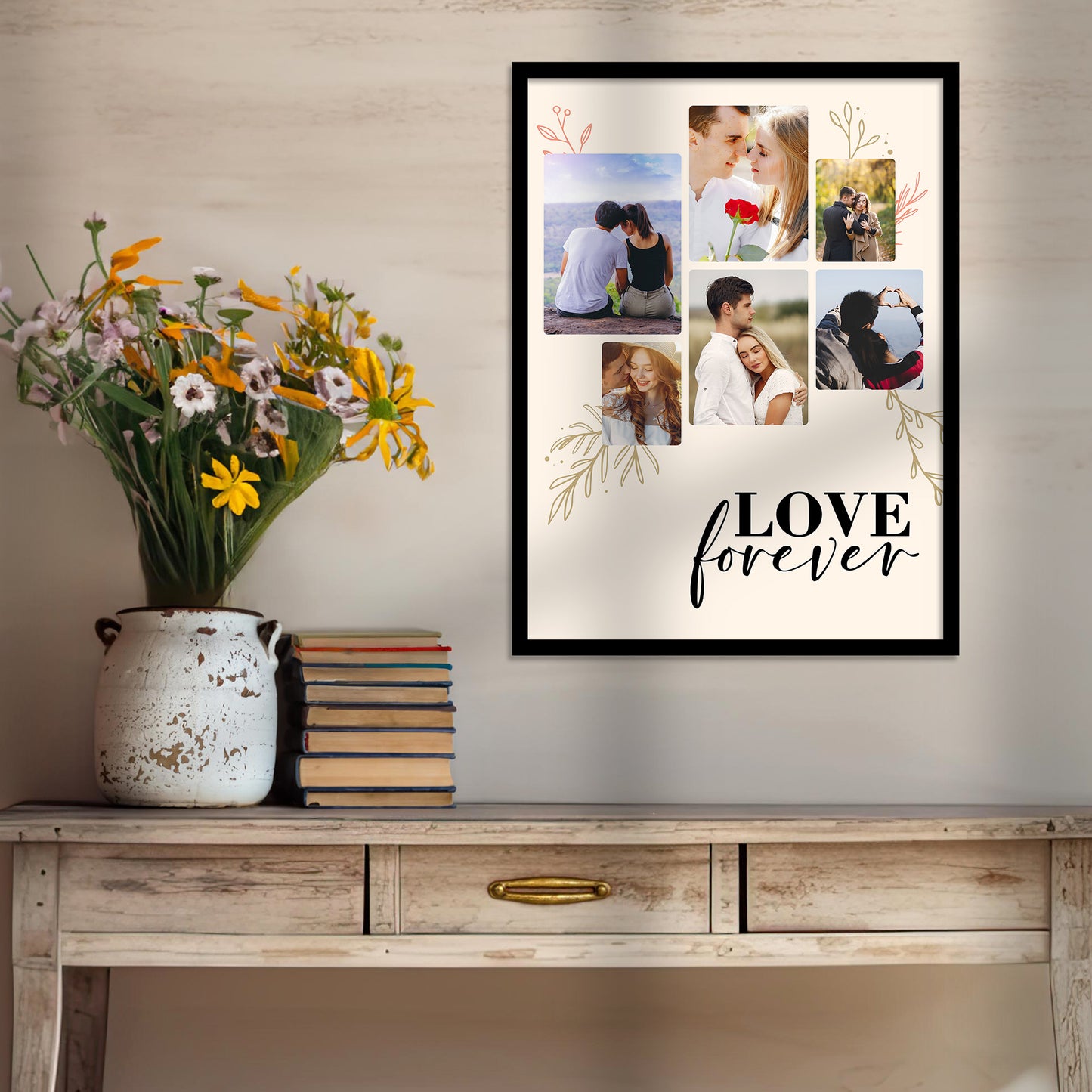 Customized Gifts for Men & Women – Personalized Photo Frame for Husband Birthday Special, Wife Anniversary Gift, Sister Birthday Gift, Useful Gift for Couples, Parents, Family – Perfect Marriage Anniversary, Wedding