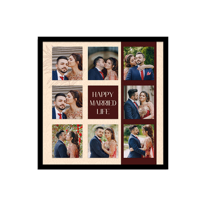 Customized Gifts for Men & Women – Personalized Photo Frame for Husband Birthday Special, Wife Anniversary Gift, Sister Birthday Gift, Unique Customized Photo Gift, Useful Gift Ideas for Couples, Parents, Family