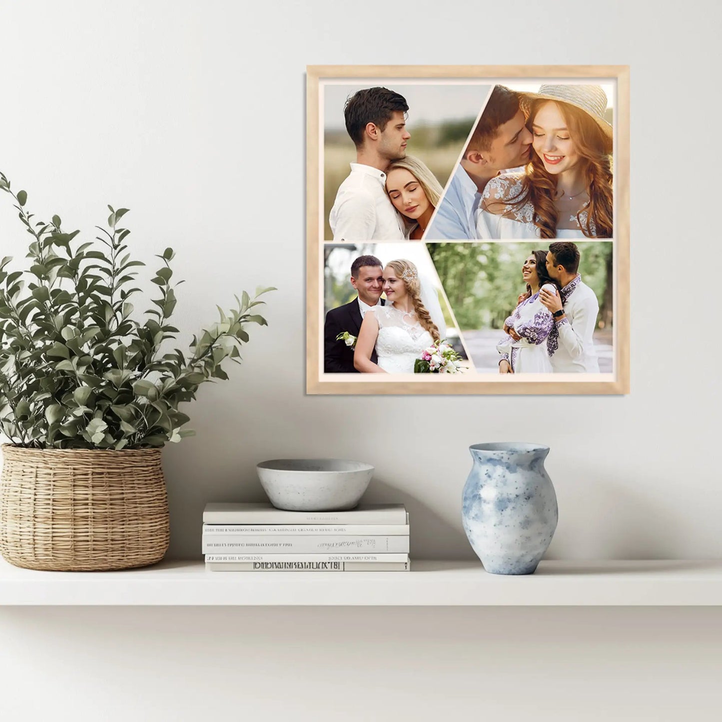Customized Gifts for Men & Women – Personalized Photo Frame for Husband Birthday Special, Wife Anniversary Gift, Sister Birthday Gift, Unique Customized Photo Gift, Useful Gift Ideas for Couples, Parents, Family