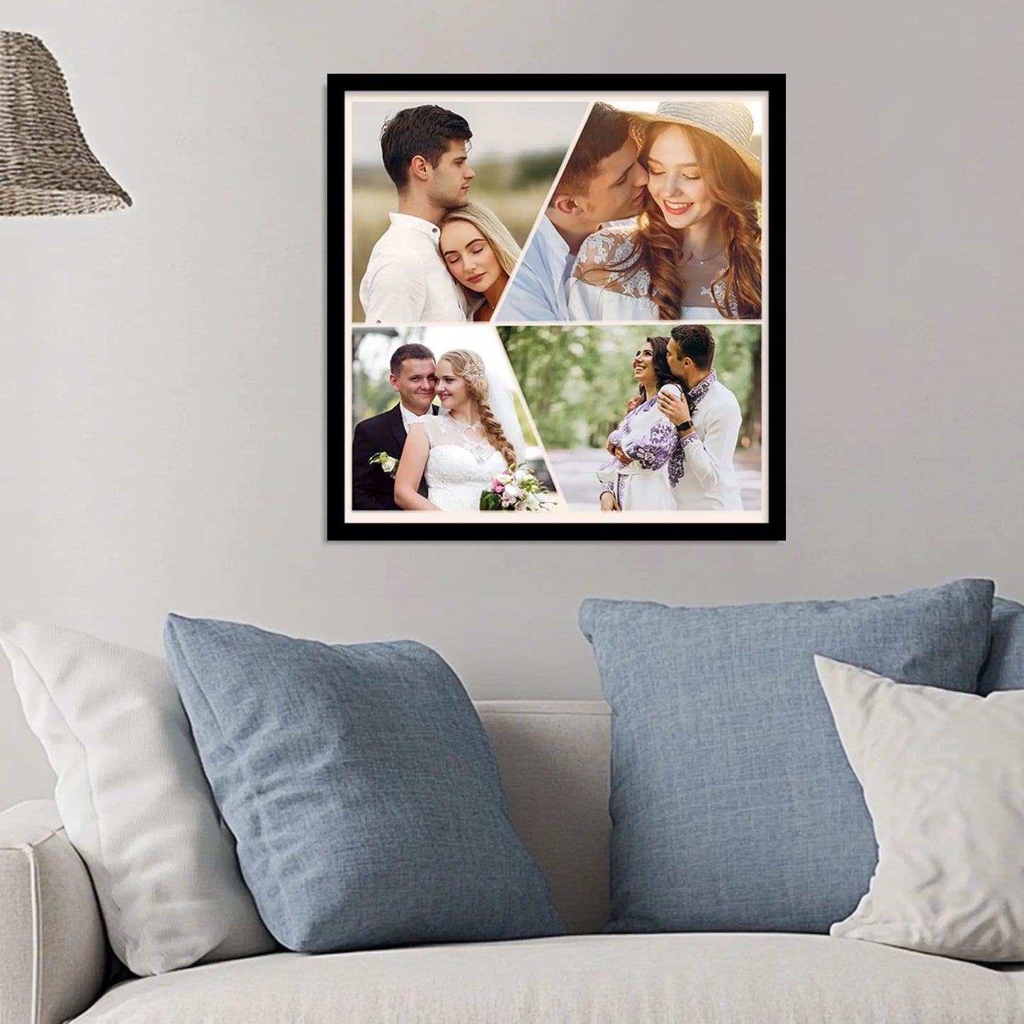 Customized Gifts for Men & Women – Personalized Photo Frame for Husband Birthday Special, Wife Anniversary Gift, Sister Birthday Gift, Unique Customized Photo Gift, Useful Gift Ideas for Couples, Parents, Family