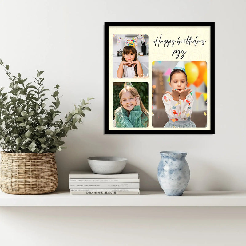 Customized Gifts for Men & Women – Personalized Photo Frame for Husband Birthday Special, Wife Anniversary Gift, Sister Birthday Gift, Unique Customized Photo Gift, Useful Gift Ideas for Couples, Parents, Family