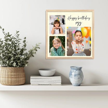 Customized Gifts for Men & Women – Personalized Photo Frame for Husband Birthday Special, Wife Anniversary Gift, Sister Birthday Gift, Unique Customized Photo Gift, Useful Gift Ideas for Couples, Parents, Family
