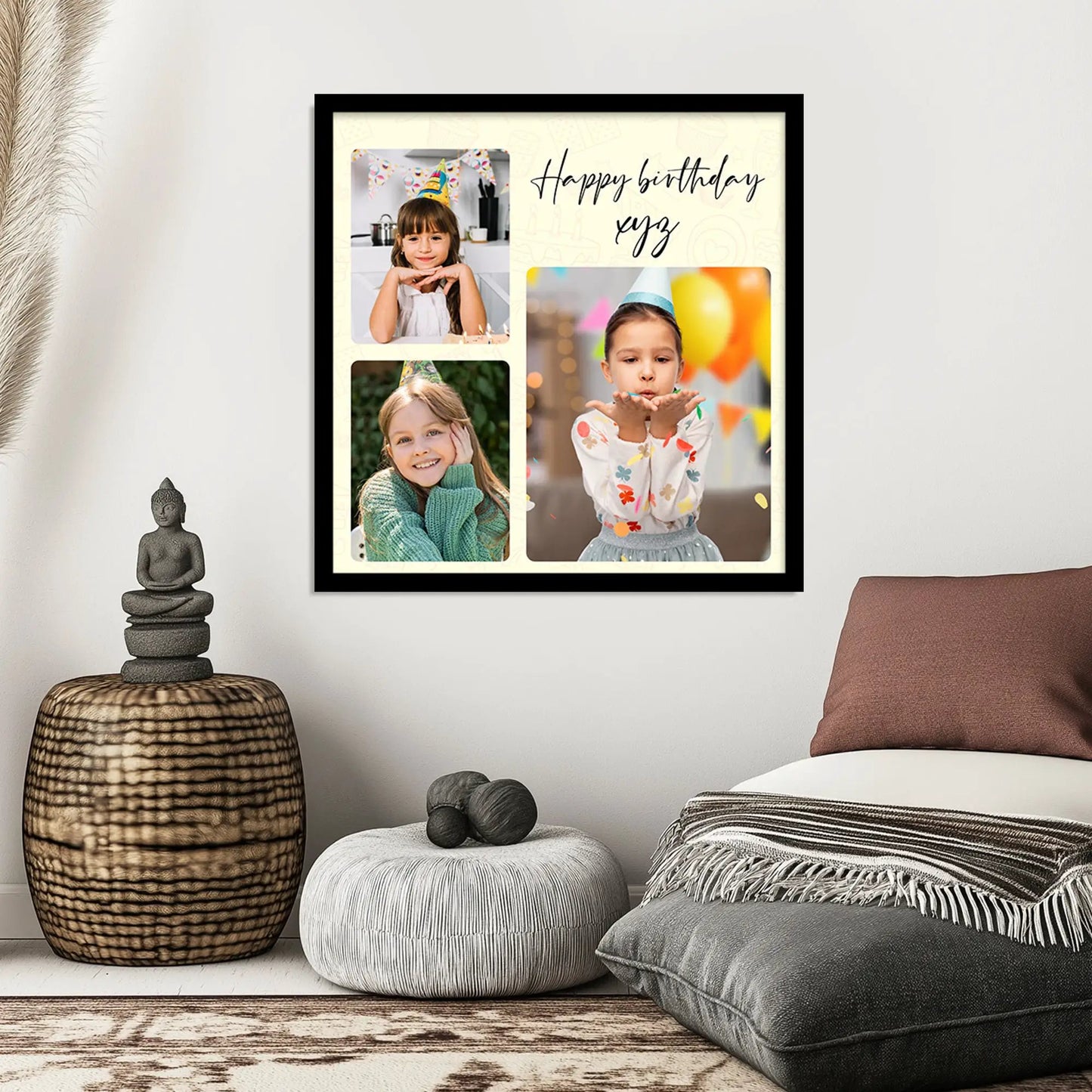 Customized Gifts for Men & Women – Personalized Photo Frame for Husband Birthday Special, Wife Anniversary Gift, Sister Birthday Gift, Unique Customized Photo Gift, Useful Gift Ideas for Couples, Parents, Family