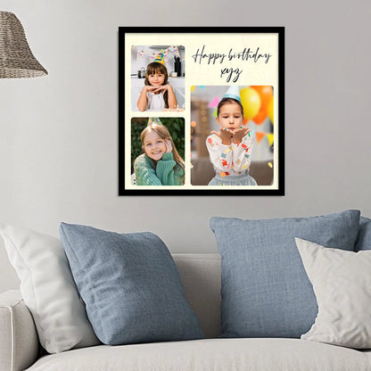 Customized Gifts for Men & Women – Personalized Photo Frame for Husband Birthday Special, Wife Anniversary Gift, Sister Birthday Gift, Unique Customized Photo Gift, Useful Gift Ideas for Couples, Parents, Family