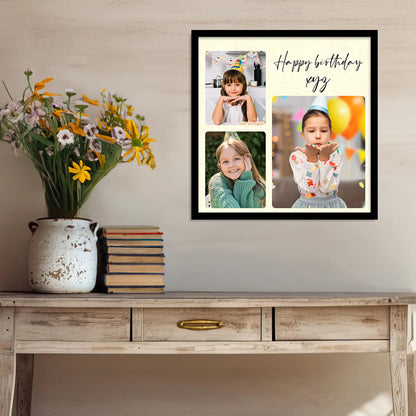 Customized Gifts for Men & Women – Personalized Photo Frame for Husband Birthday Special, Wife Anniversary Gift, Sister Birthday Gift, Unique Customized Photo Gift, Useful Gift Ideas for Couples, Parents, Family