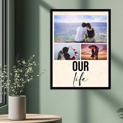 Customized Gifts for Men & Women – Personalized Photo Frame for Husband Birthday Special, Wife Anniversary Gift, Sister Birthday Gift, Useful Gift for Couples, Parents, Family – Perfect Marriage Anniversary, Wedding