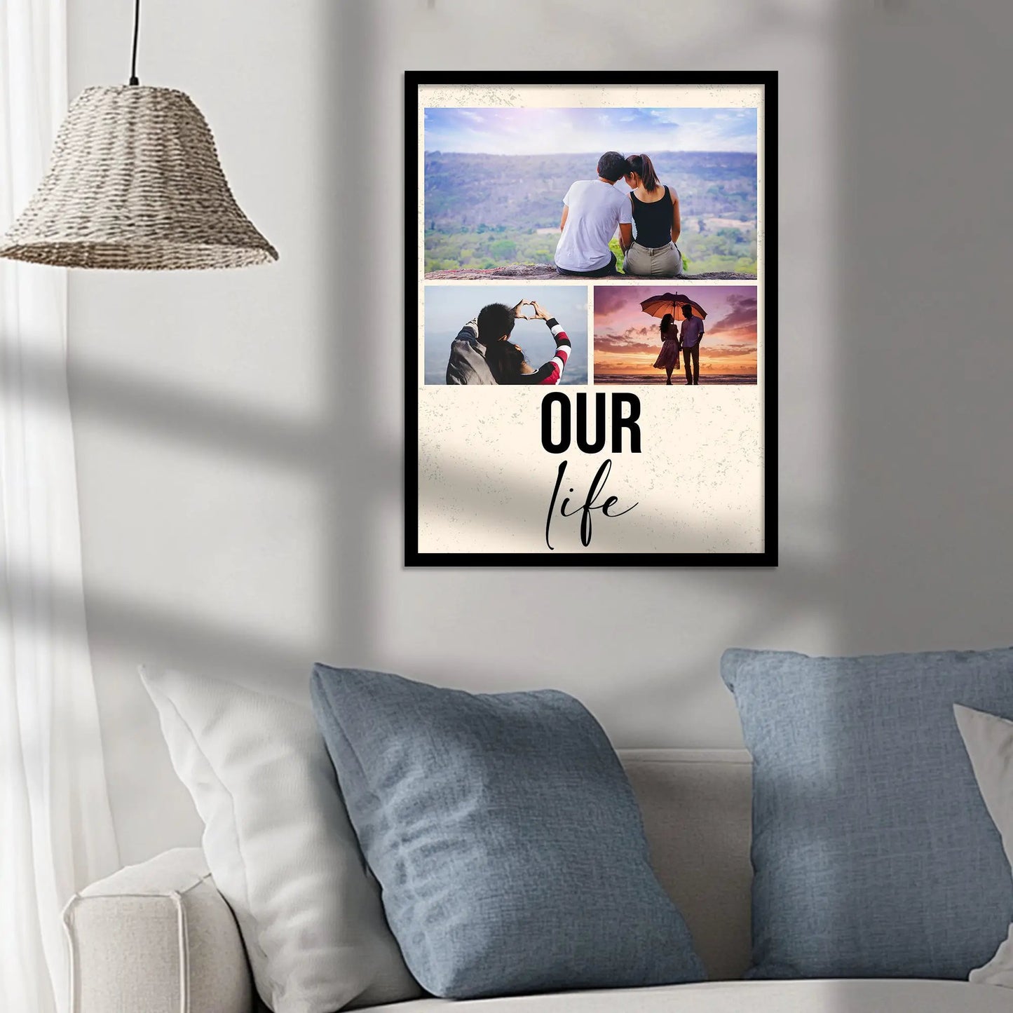 Customized Gifts for Men & Women – Personalized Photo Frame for Husband Birthday Special, Wife Anniversary Gift, Sister Birthday Gift, Useful Gift for Couples, Parents, Family – Perfect Marriage Anniversary, Wedding