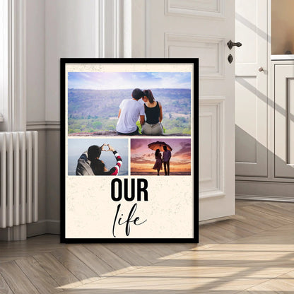 Customized Gifts for Men & Women – Personalized Photo Frame for Husband Birthday Special, Wife Anniversary Gift, Sister Birthday Gift, Useful Gift for Couples, Parents, Family – Perfect Marriage Anniversary, Wedding