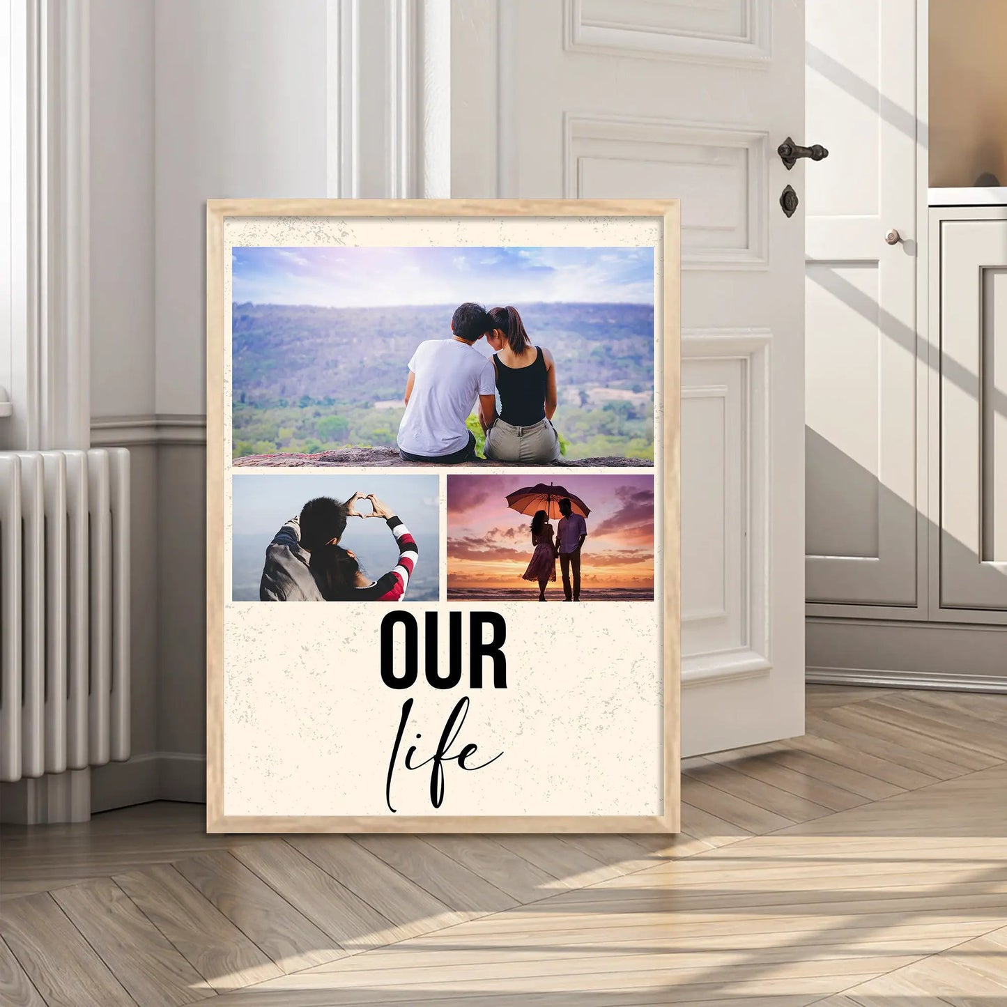 Customized Gifts for Men & Women – Personalized Photo Frame for Husband Birthday Special, Wife Anniversary Gift, Sister Birthday Gift, Useful Gift for Couples, Parents, Family – Perfect Marriage Anniversary, Wedding