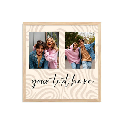 Customized Gifts for Men & Women – Personalized Photo Frame for Husband Birthday Special, Wife Anniversary Gift, Sister Birthday Gift, Unique Customized Photo Gift, Useful Gift Ideas for Couples, Parents, Family