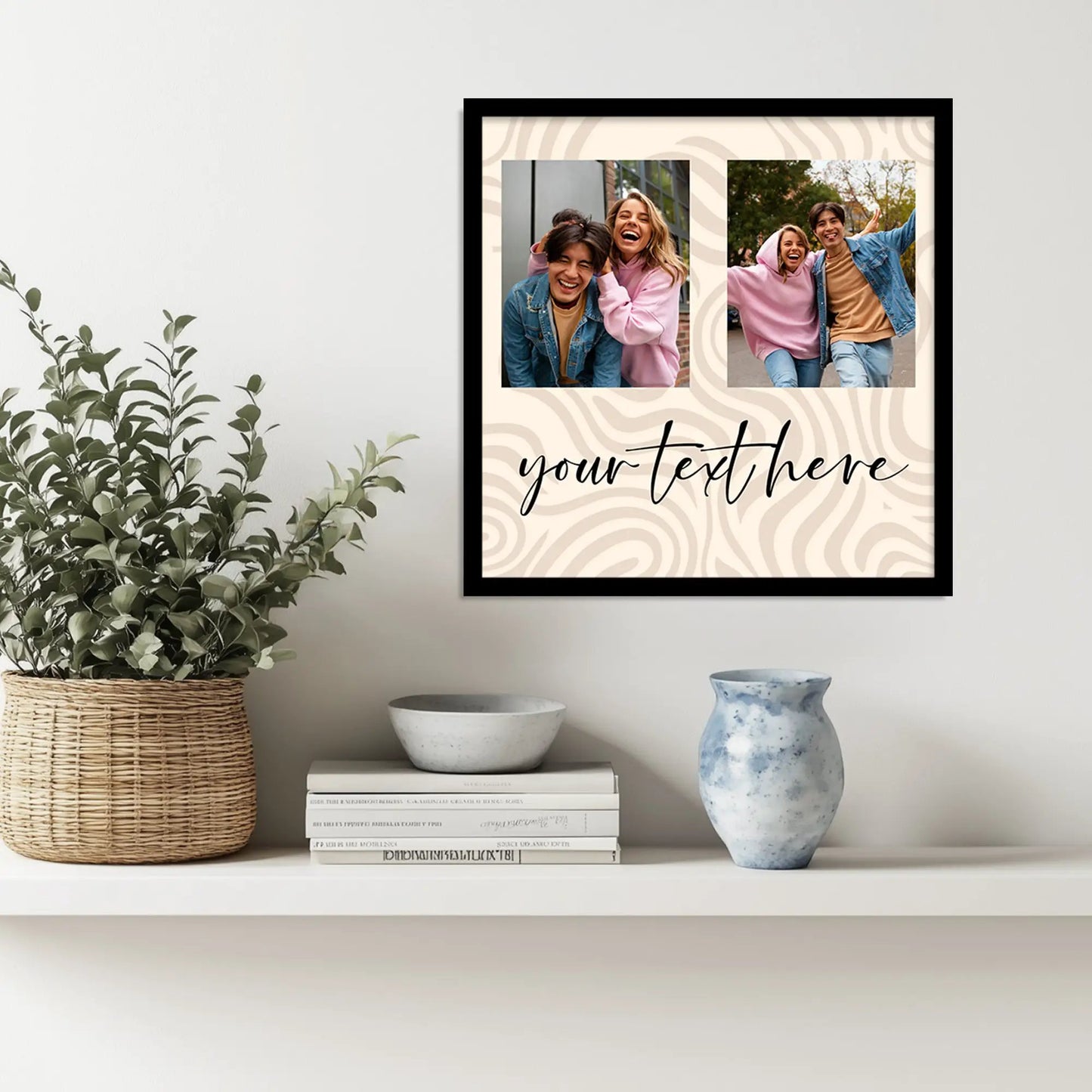 Customized Gifts for Men & Women – Personalized Photo Frame for Husband Birthday Special, Wife Anniversary Gift, Sister Birthday Gift, Unique Customized Photo Gift, Useful Gift Ideas for Couples, Parents, Family