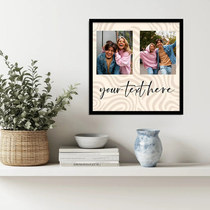 Customized Gifts for Men & Women – Personalized Photo Frame for Husband Birthday Special, Wife Anniversary Gift, Sister Birthday Gift, Unique Customized Photo Gift, Useful Gift Ideas for Couples, Parents, Family