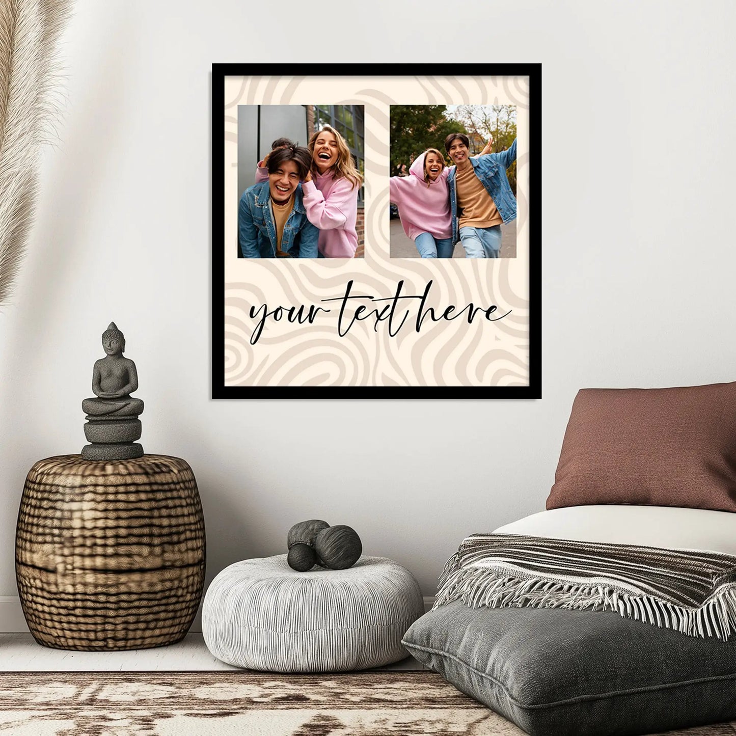 Customized Gifts for Men & Women – Personalized Photo Frame for Husband Birthday Special, Wife Anniversary Gift, Sister Birthday Gift, Unique Customized Photo Gift, Useful Gift Ideas for Couples, Parents, Family