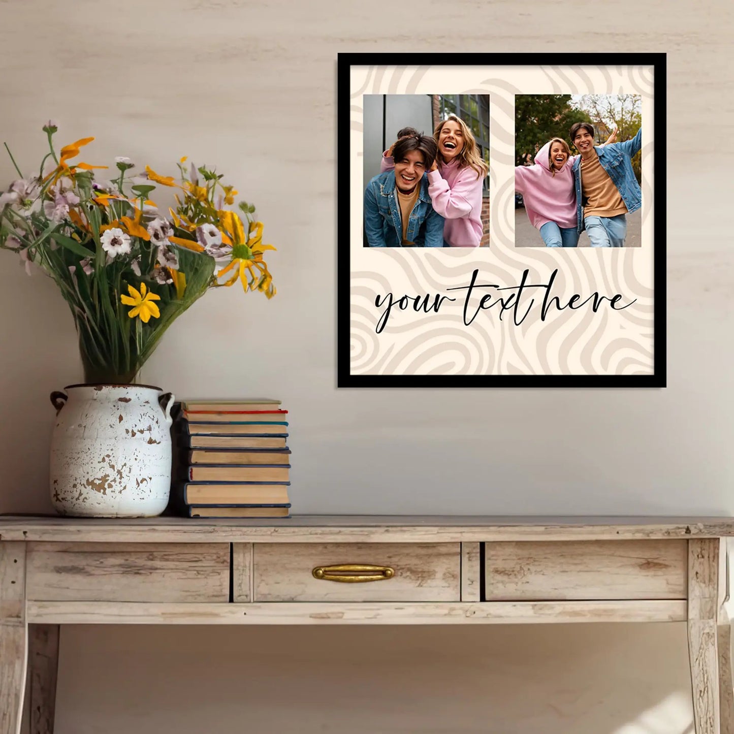 Customized Gifts for Men & Women – Personalized Photo Frame for Husband Birthday Special, Wife Anniversary Gift, Sister Birthday Gift, Unique Customized Photo Gift, Useful Gift Ideas for Couples, Parents, Family