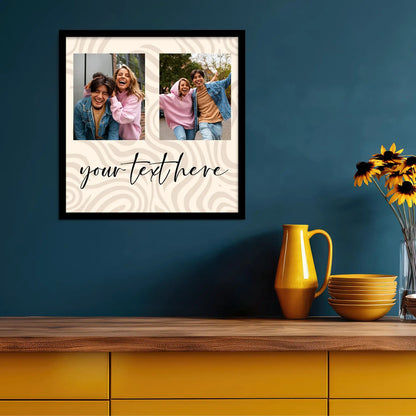 Customized Gifts for Men & Women – Personalized Photo Frame for Husband Birthday Special, Wife Anniversary Gift, Sister Birthday Gift, Unique Customized Photo Gift, Useful Gift Ideas for Couples, Parents, Family