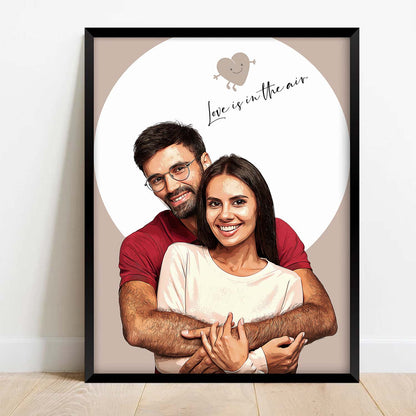 Custom Cartoon Illustration, Personalized Photo Illustration, Personalised Portrait Perfect for Gift