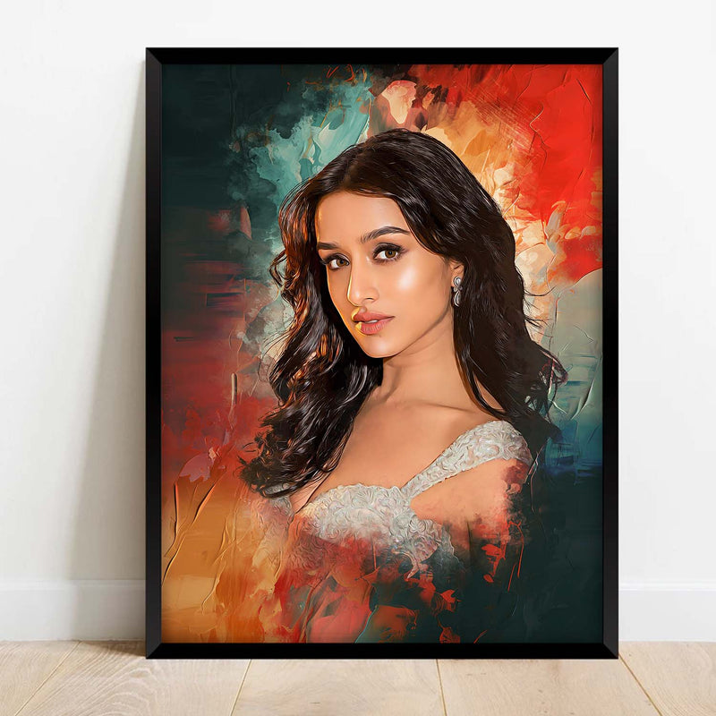 Customised Digital Handmade Vibrant Digital Oil Painting | Gift For - Anniversary | Birthday | Wife | Husband | Sister | Brother