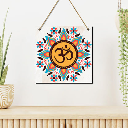 Beautiful Quotes Wall Hangings for Wall Decoration - OM Mantra Quotes MDF Wood Wall Hangings for Living Room-Kotart