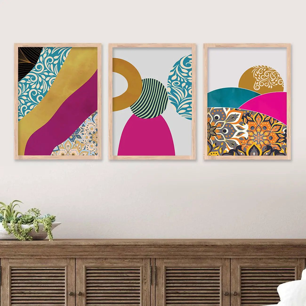 Abstract Art Wall Decor - Framed Posters and Prints with Aesthetic Design by Kotart store