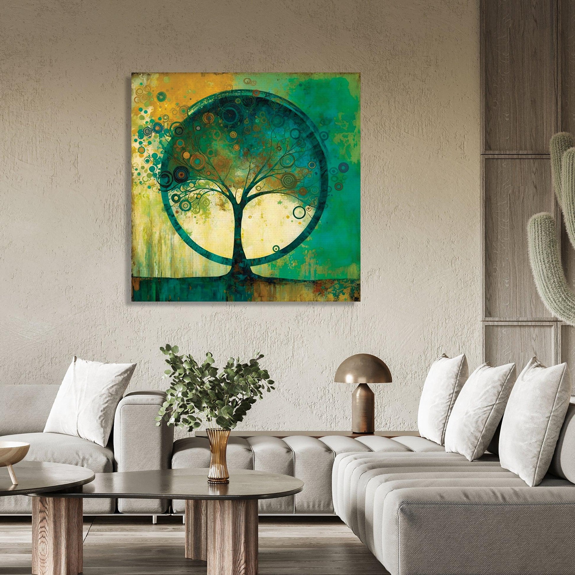 Abstract Tree Canvas Art - Modern Art Canvas Painting-Kotart