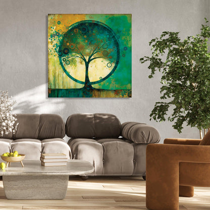 Abstract Tree Canvas Art - Modern Art Canvas Painting-Kotart