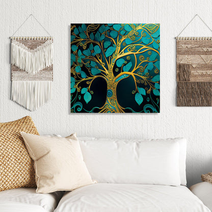 Abstract Tree of Life Canvas Painting - Canvas Art-Kotart